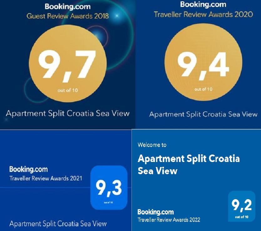 Apartment Split Croatia Sea View מראה חיצוני תמונה
